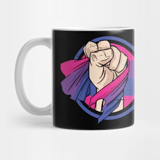 Fight for LGBTQ Rights // Protest Fist Bisexual Flag Mug